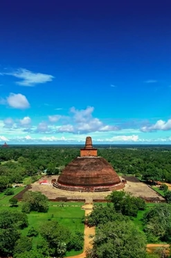 Temple in Auradapura Sri Lanka